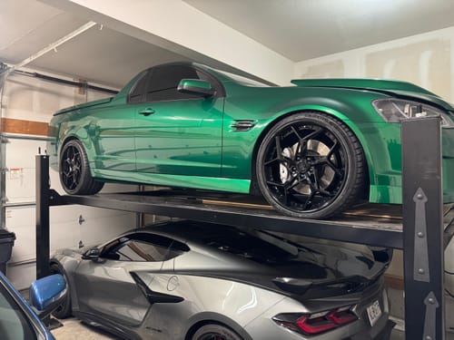 Customer photo review of CUSTOM FORGED 2-PIECE 6 LUG WHEELS: RV-DV03