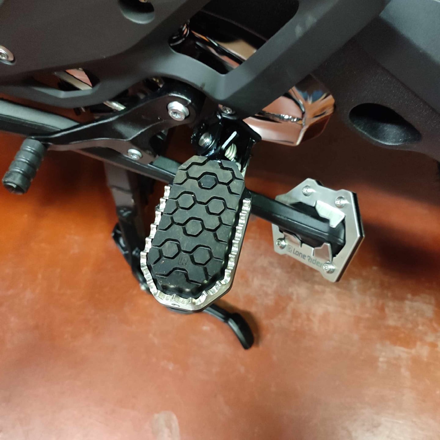 Customer photo review of Side Stand Foot Extension BMW R1300GS