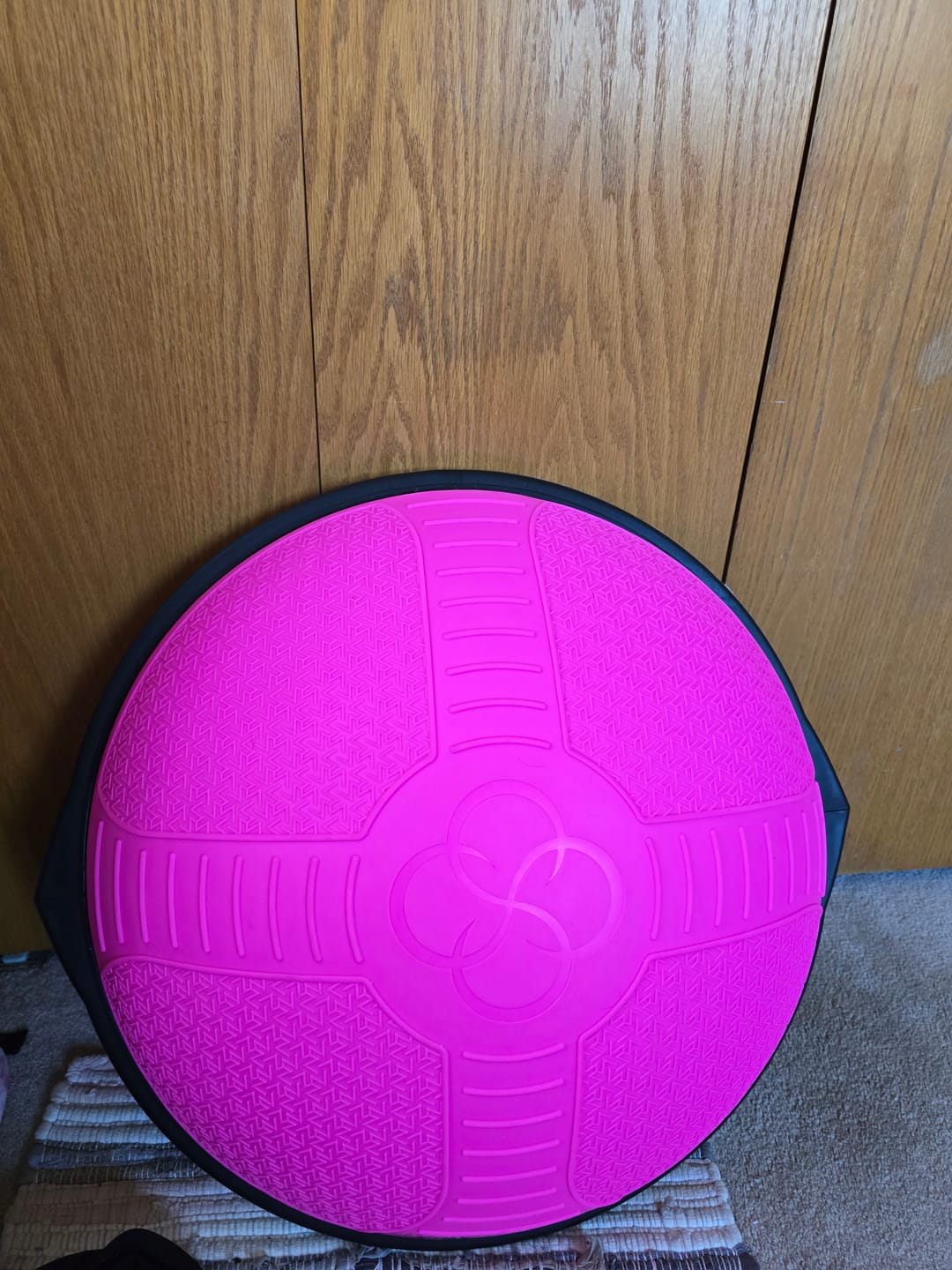 Customer photo review of Limited Edition Pink BOSU® NexGen™ Home Balance Trainer