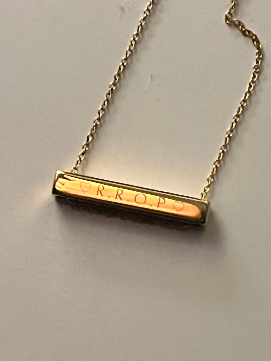 Customer photo review of Back Engravement