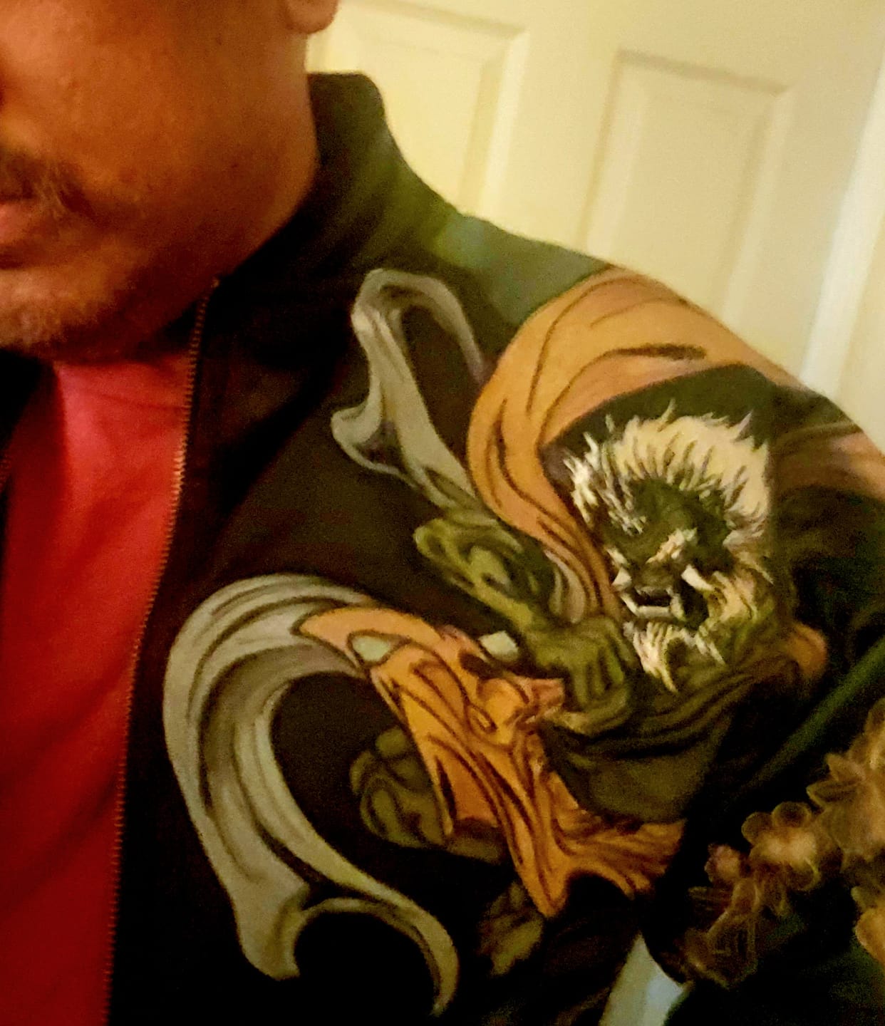 Customer photo review of Raijin & Fujin Sukajan Souvenir Jacket