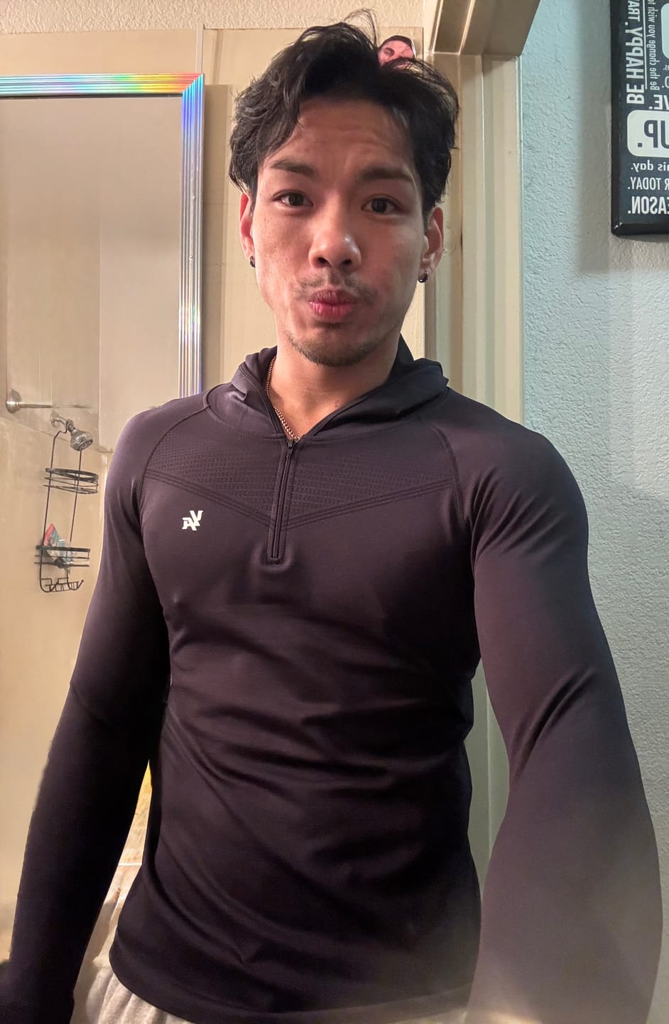 Customer photo review of 832 -  SuperVillain Compression Hoodies