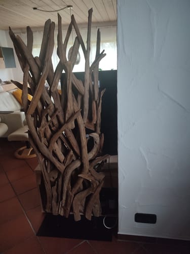 Customer photo review of Teak Holz Raumteiler RANTING 60 x 180 cm