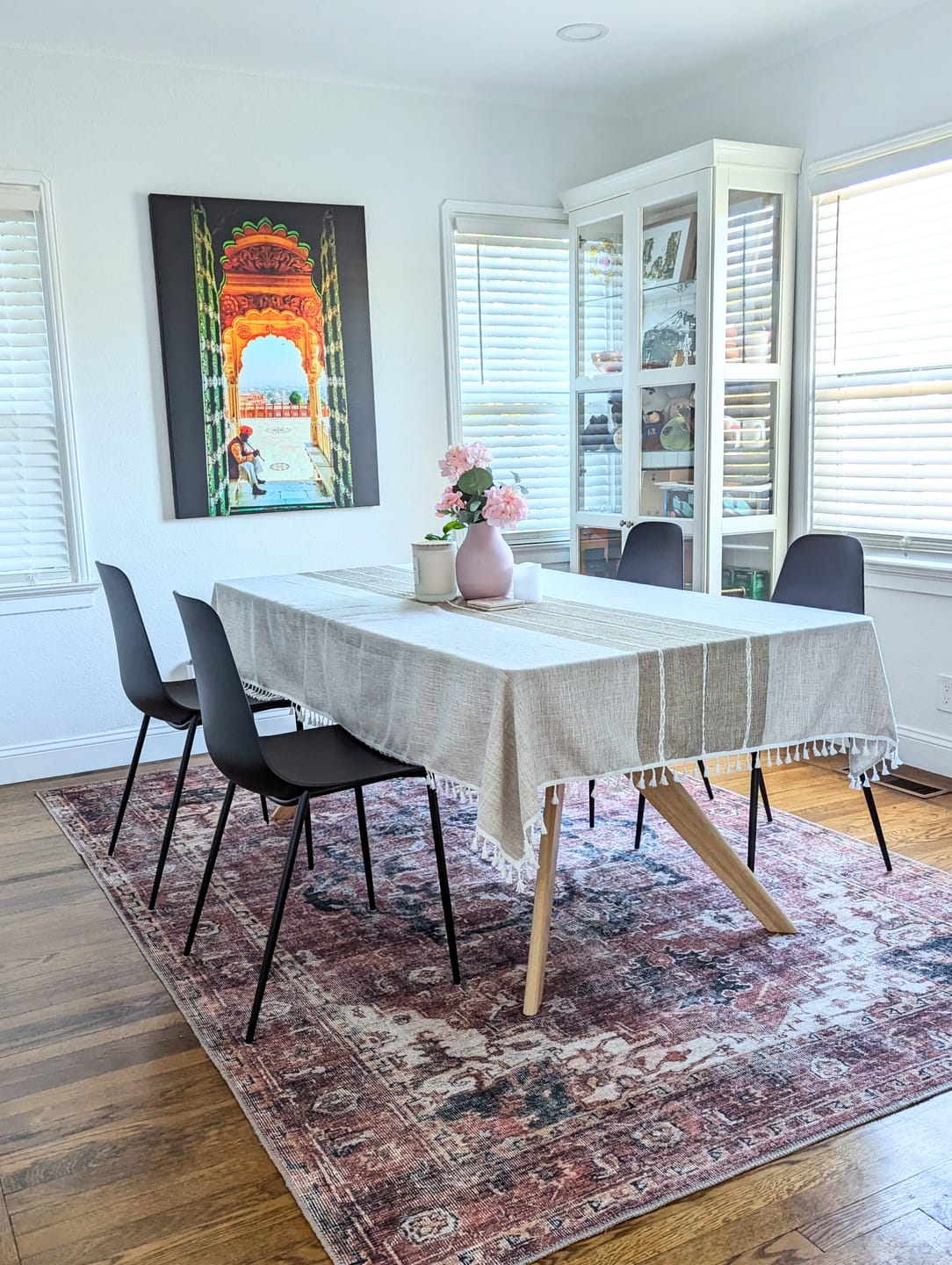 Customer photo review of Distressed Vintage Cezanne Area in Multicolor Rug