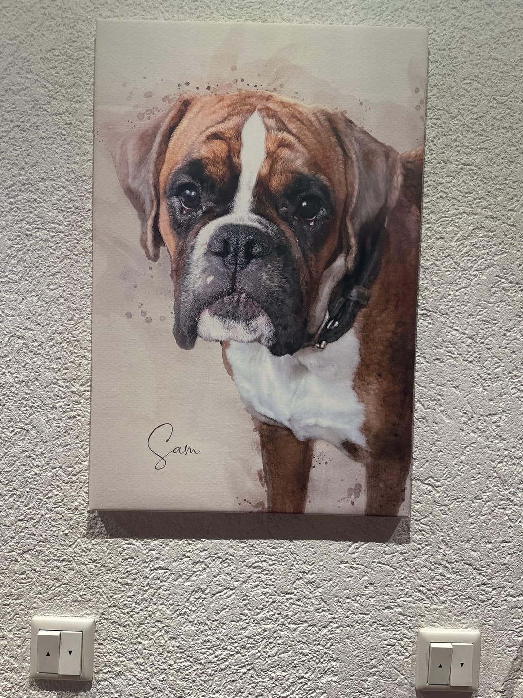 Customer photo review of Weihnachtsgeschenk Gemälde nach Fotovorlage