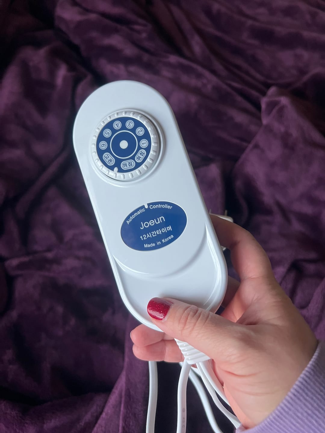 Customer photo review of Heated Mattress Pad