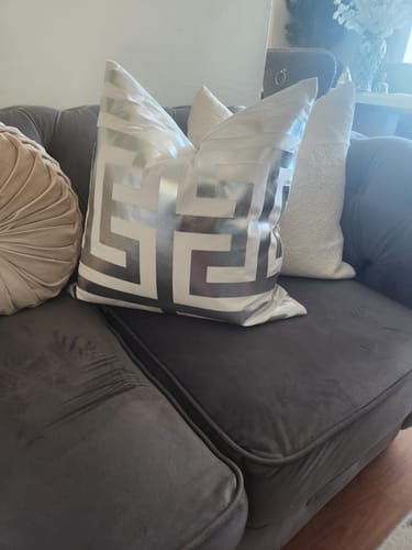 Customer photo review of Accent Velvet Pillow Case 50cm x 50cm