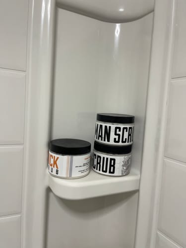 Customer photo review of Man Scrub