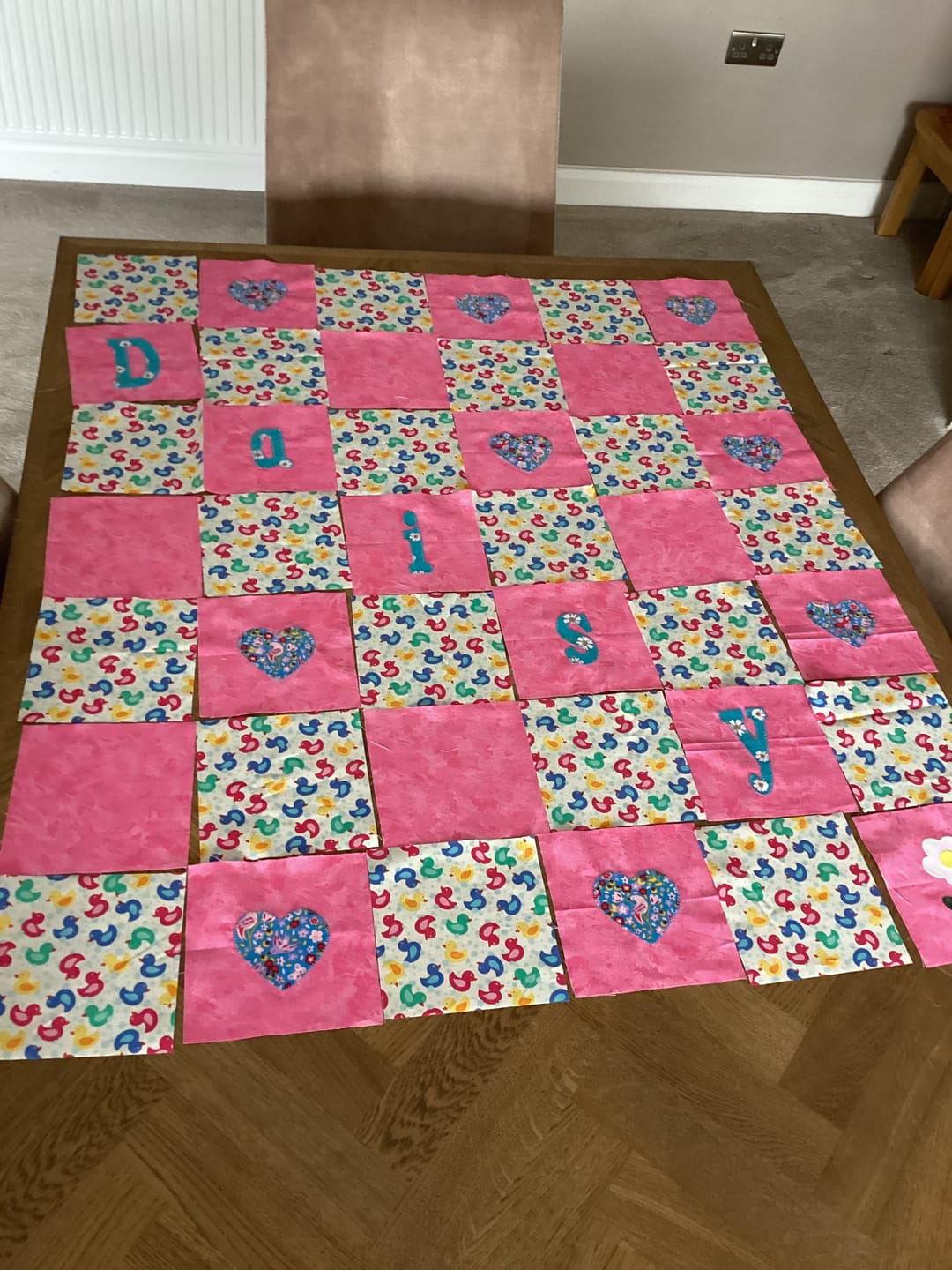 Customer photo review of Multicoloured Ducks Rose & Hubble Cotton Poplin Fabric