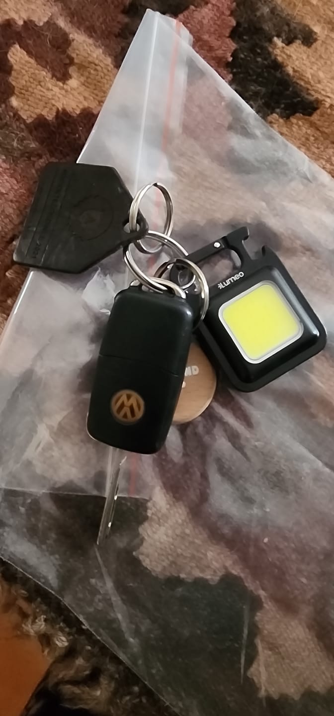 Customer photo review of Lumeo Pro BrightBuddy Keychain Light