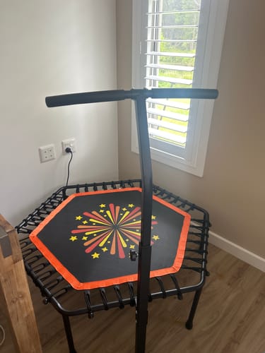 Customer photo review of Advwin 50 Inch Mini Trampoline Fitness Trampolines