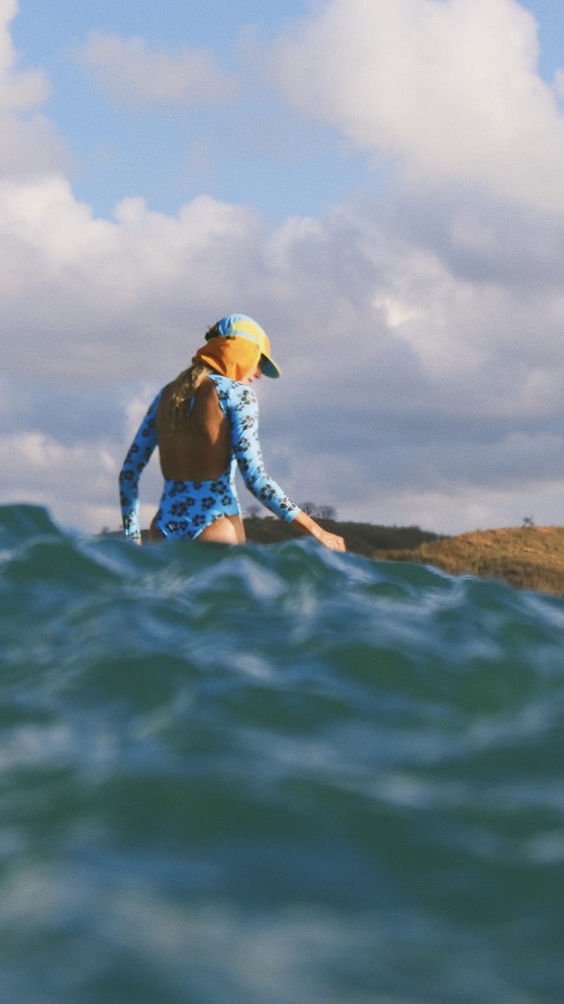 Customer photo review of Mum's Pavlova Legionnaire Surf Cap UPF 50+