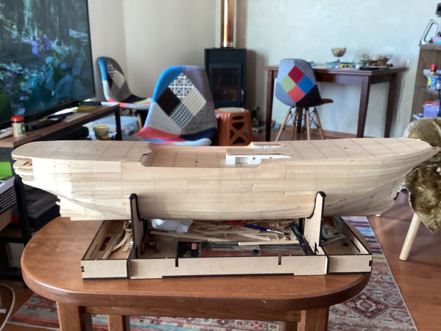Customer photo review of Maqueta Barco Amerigo Vespucci