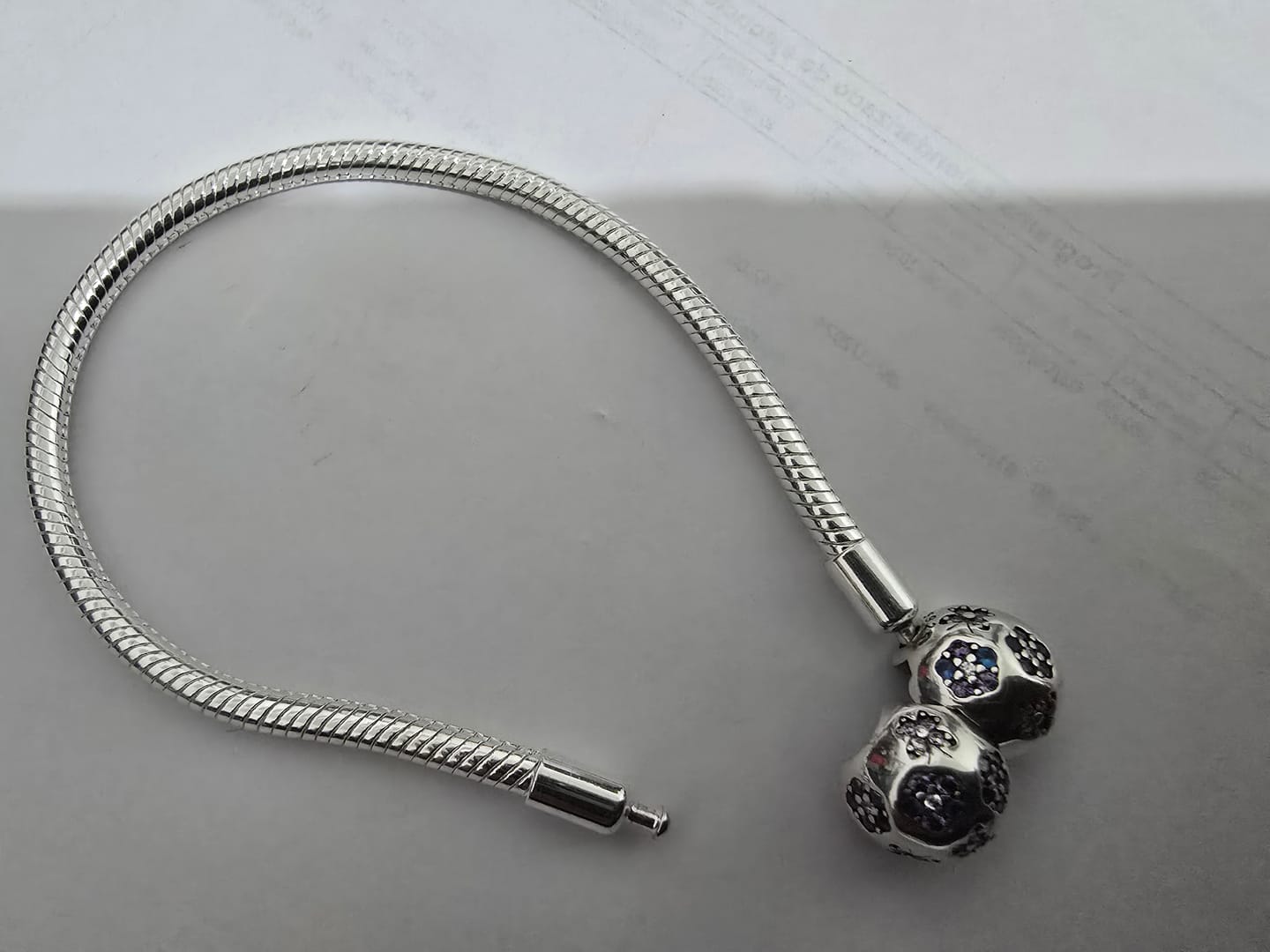 Customer photo review of Pulsera Flores y Mariposas