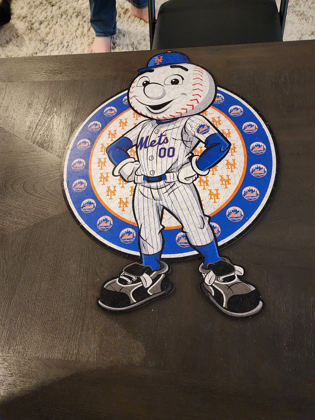 Customer photo review of New York Mets™ Mascot - Wooden Puzzle
