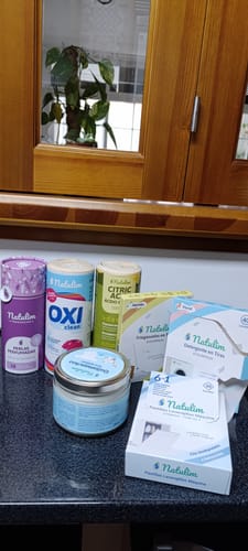 Customer photo review of Eco-Tiras de Detergente 40 lavados Natulim