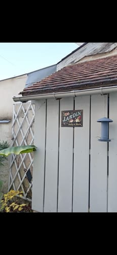Customer photo review of Mon jardin - Outdoor-Pancarte de porte
