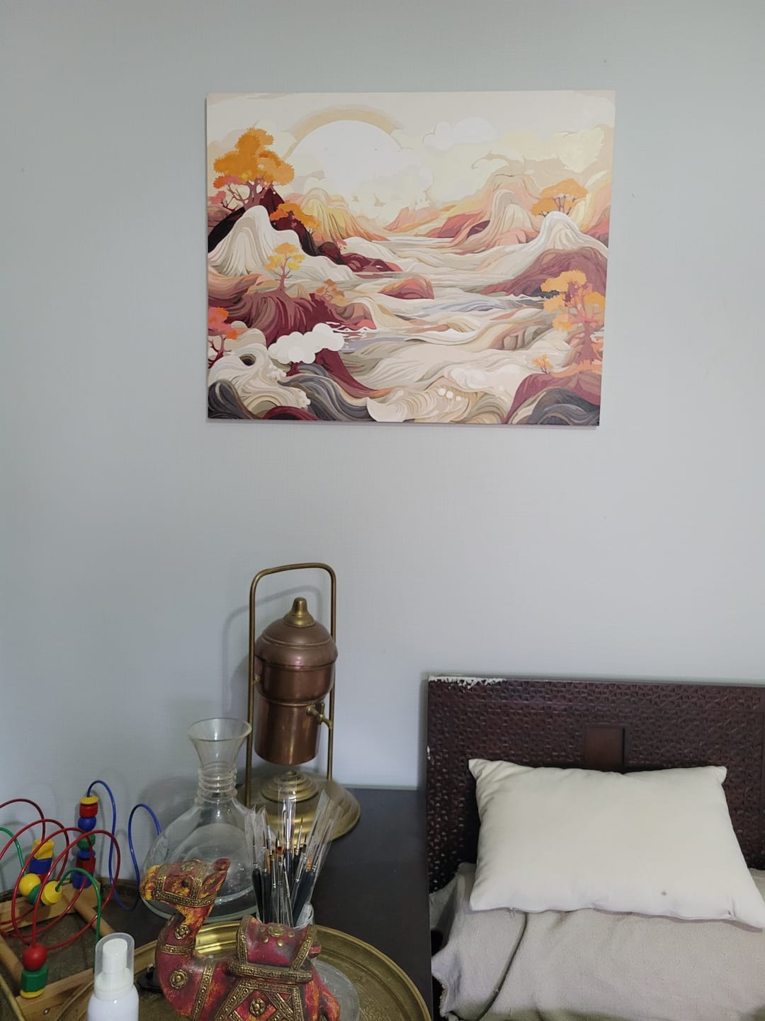 Customer photo review of Abstract Mountain Harmony