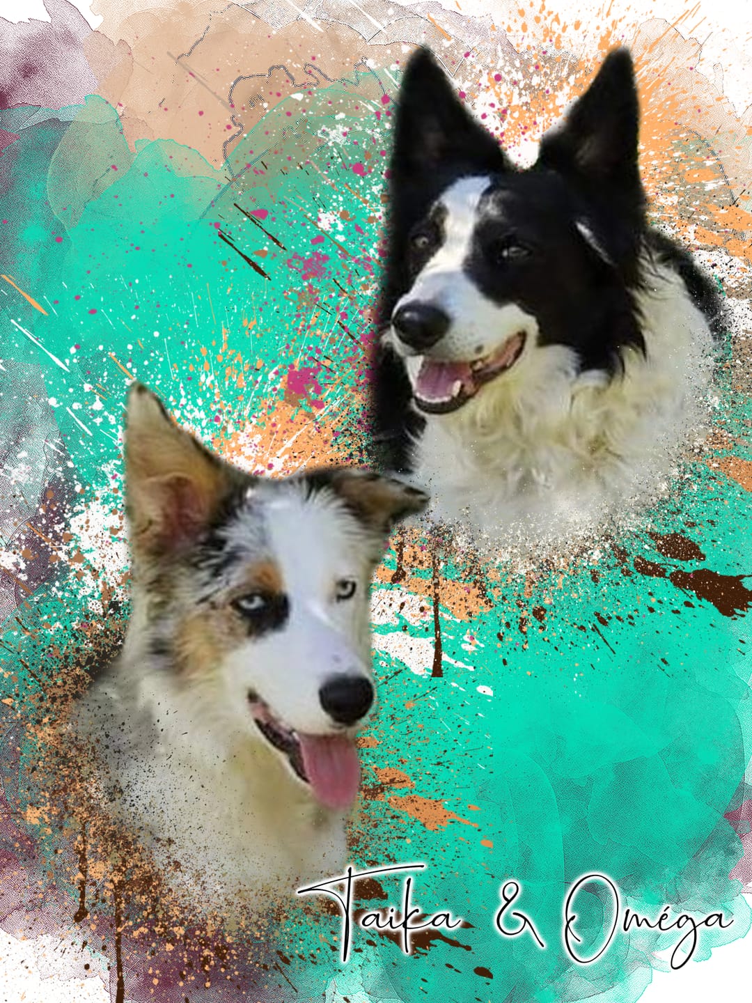 Customer photo review of Portrait Aqua Art