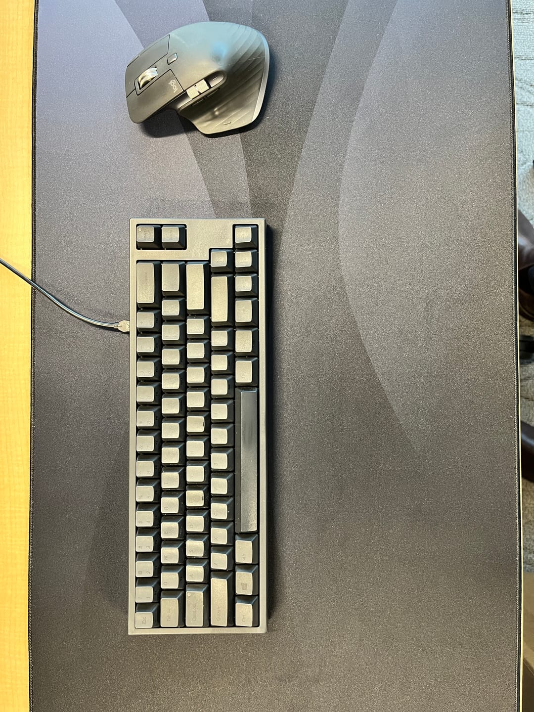 Customer photo review of Dissipate - Large Cloth Desk Pad