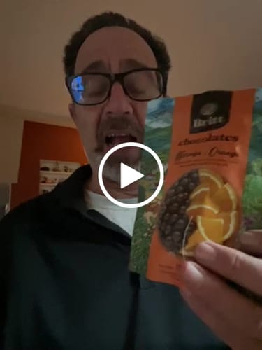 Customer video review of DARK CHOCOLATE COVERED ORANGE