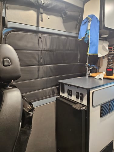 Customer photo review of Sprinter - Slider Door Shade