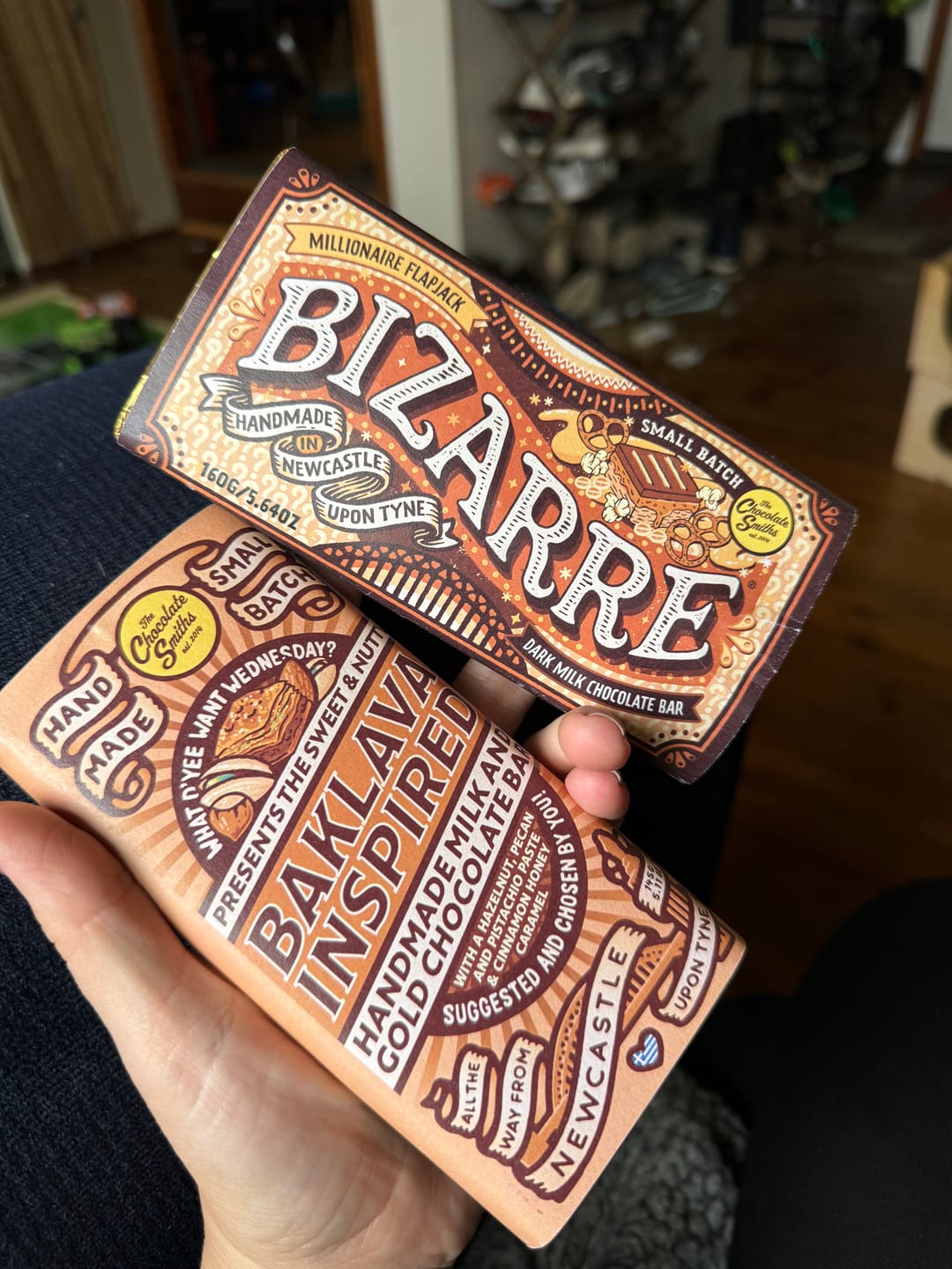 Customer photo review of Baklava Inspired What D' Yee Want Wednesday Chocolate Bar 145g