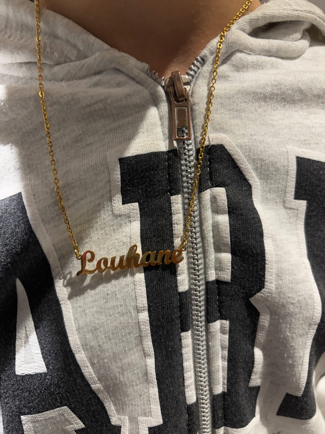 Customer photo review of Collier Personnalisable - MyLittleNecklace