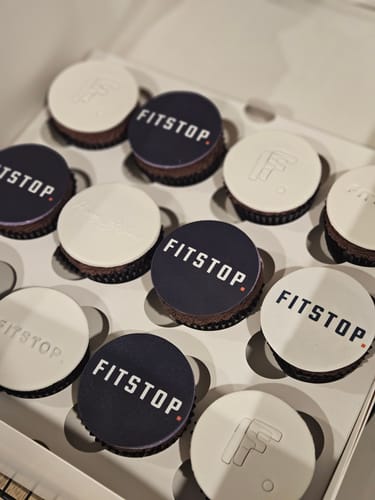 Customer photo review of 12 x 6.35 cm Round Standard Cookie Edible Icing Images