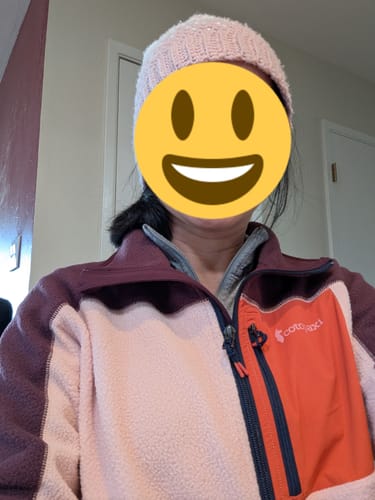 Customer photo review of Cotopaxi Abrazo Half-Zip Fleece Jacket - Women's
