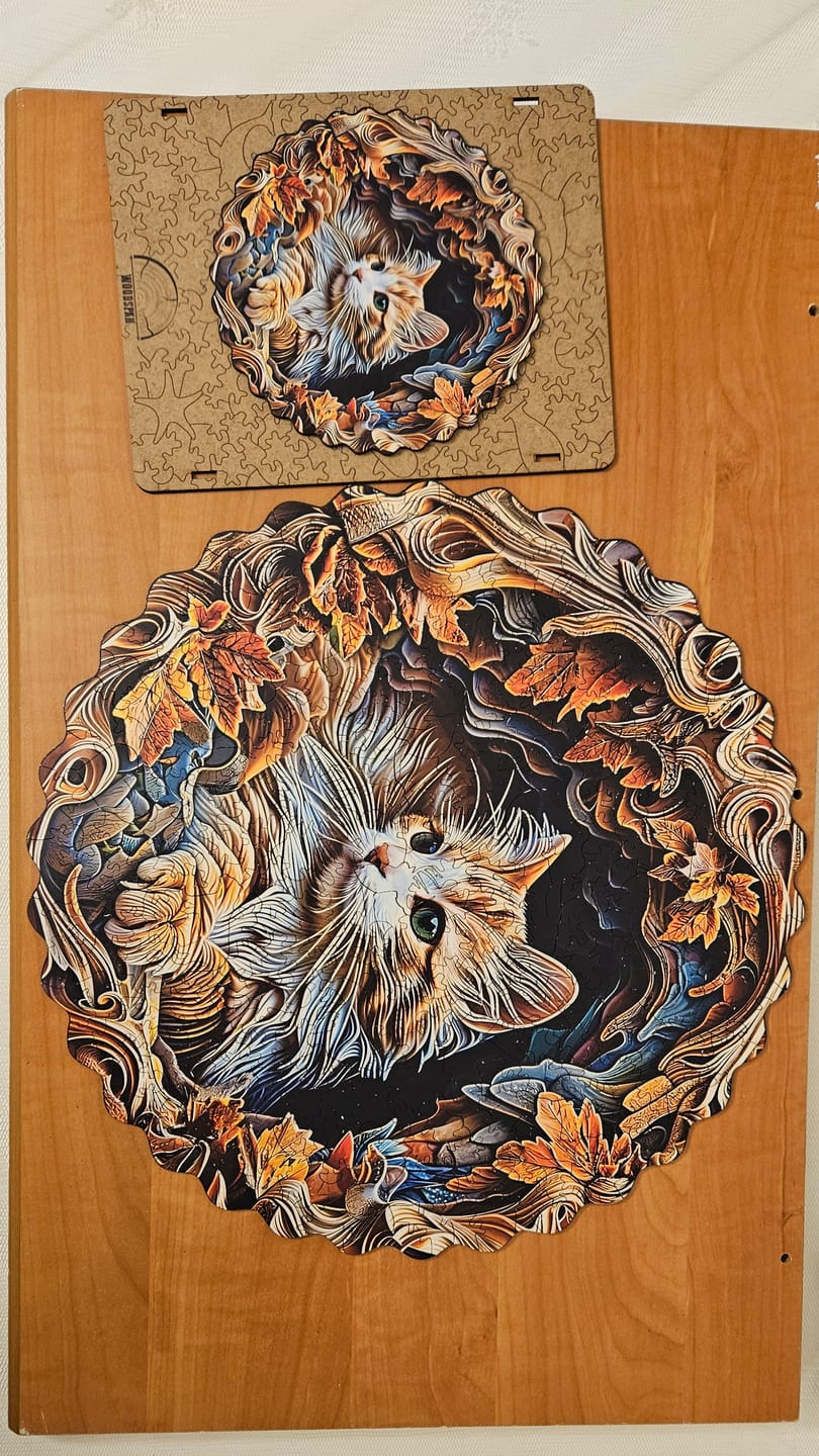 Customer photo review of Kedi V2 - Ahşap Puzzle