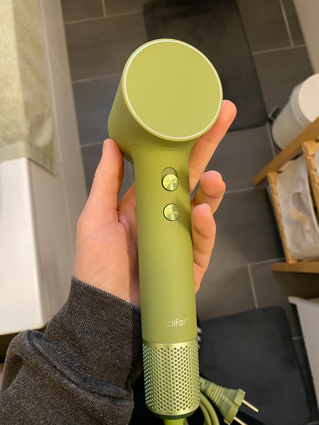 Customer photo review of Laifen Mini · High-Speed Hair Dryer