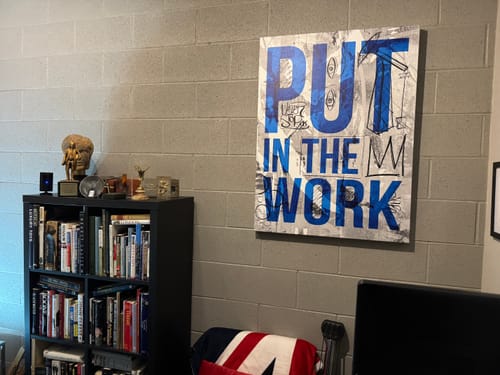 Customer photo review of Put In The Work - Sketch