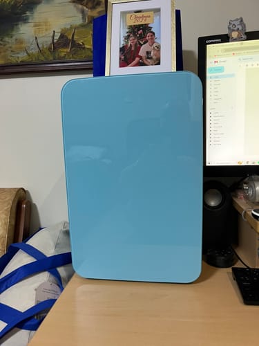 Customer photo review of Advwin 22L AC/DC Portable Fridge Mini Refrigerator