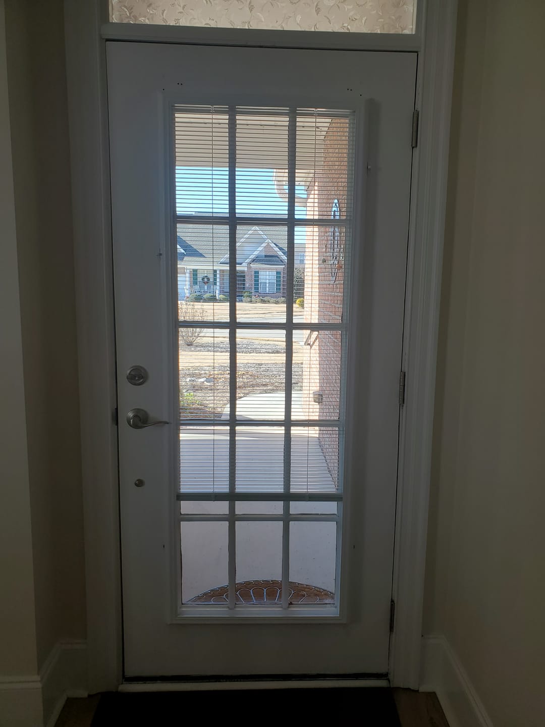 Customer photo review of ODL Add On Blinds for Raised Frame Doors - 24" x 66"