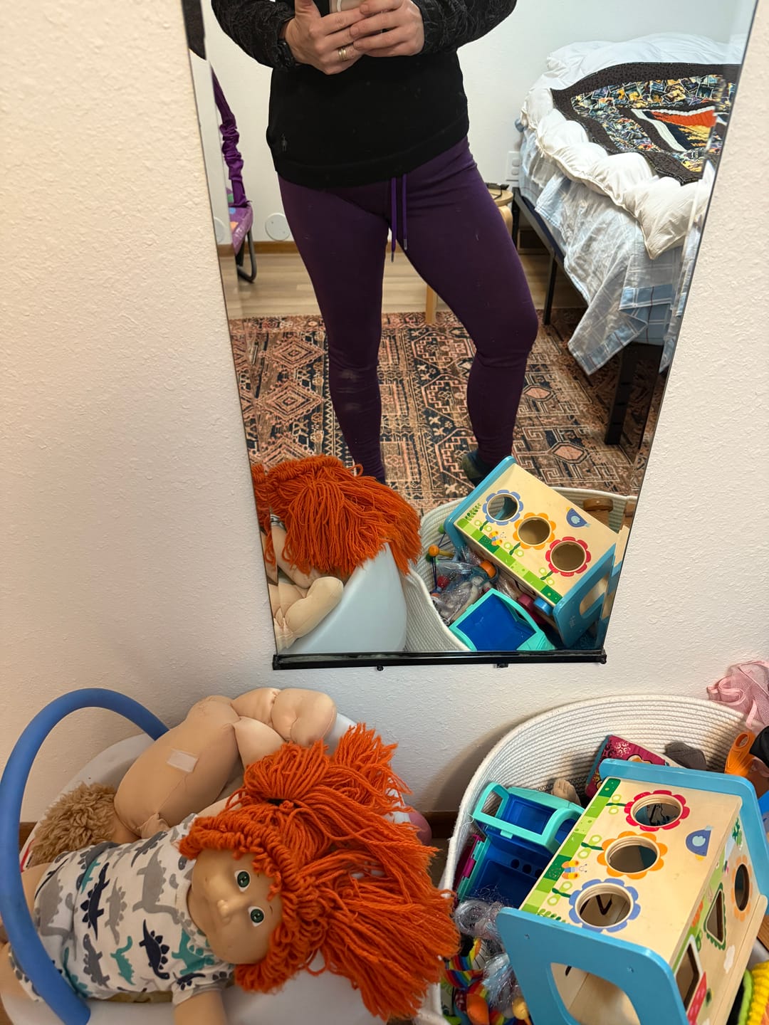 Customer photo review of grown up iksplorer baselayer legging