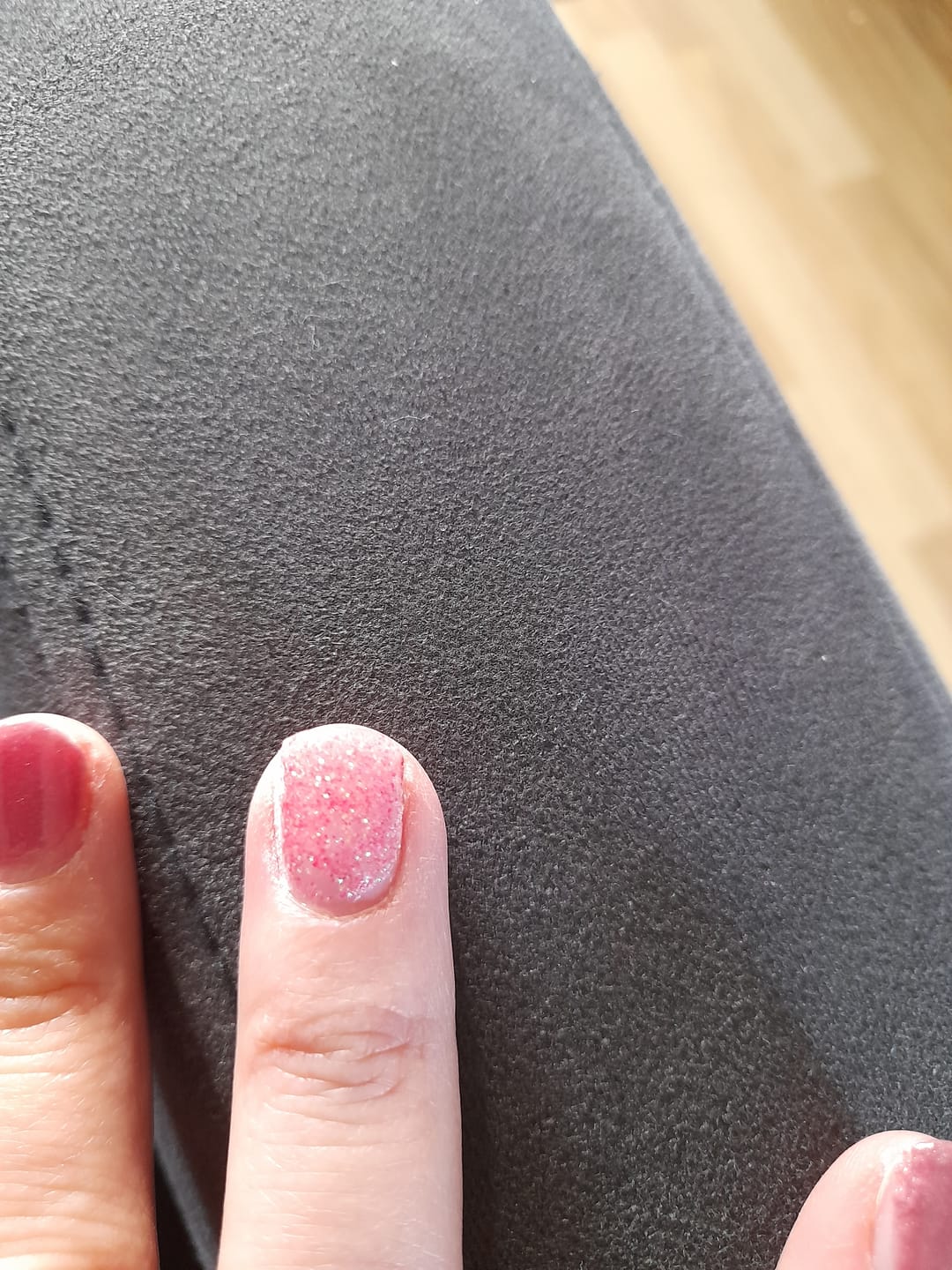 Customer photo review of Sweet Pink Bling Dipping Powder