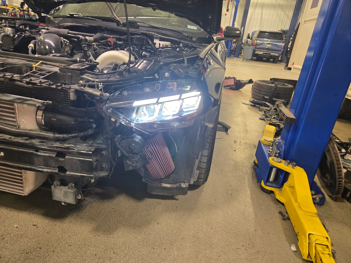 Customer photo review of 2018-2023 Ford Mustang Projector Headlights S650 Style LED Amber Sequential Turn Signals
