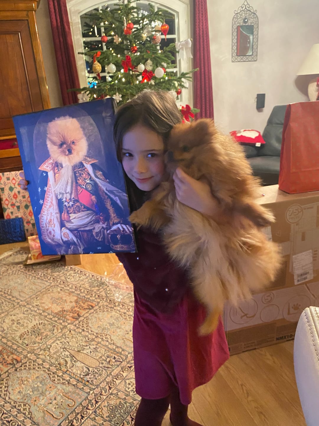Customer photo review of Portrait Chien Conquérant