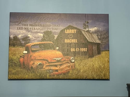 Lawrence M. review of God Blessed The Broken Road Canvas Print Wall Art image 1 out of 1