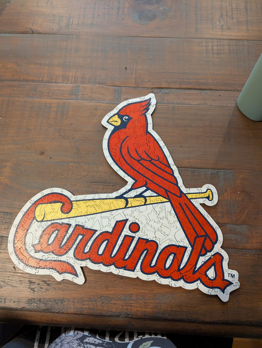 Customer photo review of St. Louis Cardinals™ - Wooden Puzzle