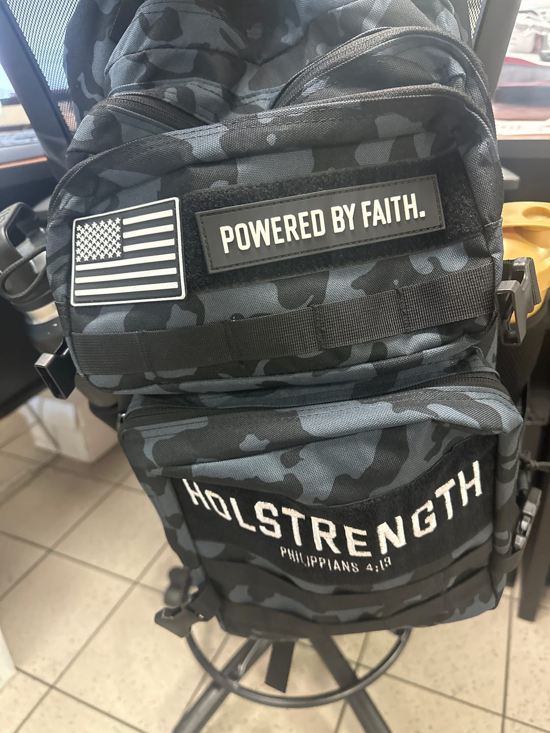 Customer photo review of American Flag Patch