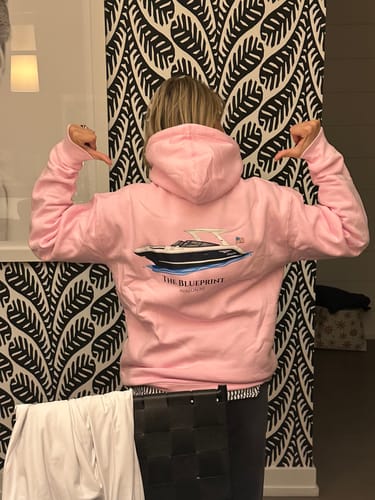 Customer photo review of Custom Boat T-Shirts - With Front Pocket