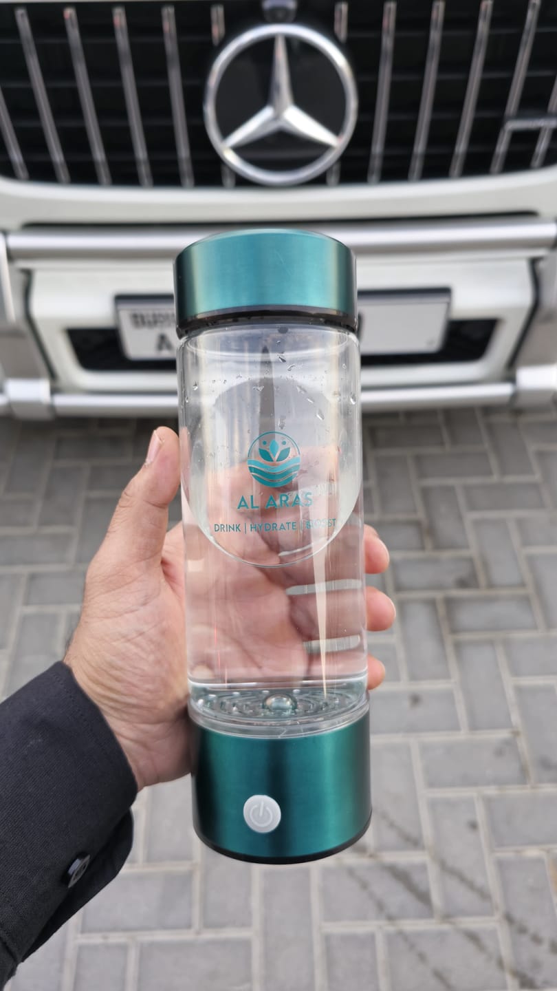 Customer photo review of AlAras™- Hydrogen Water Bottle + Free Gift Box