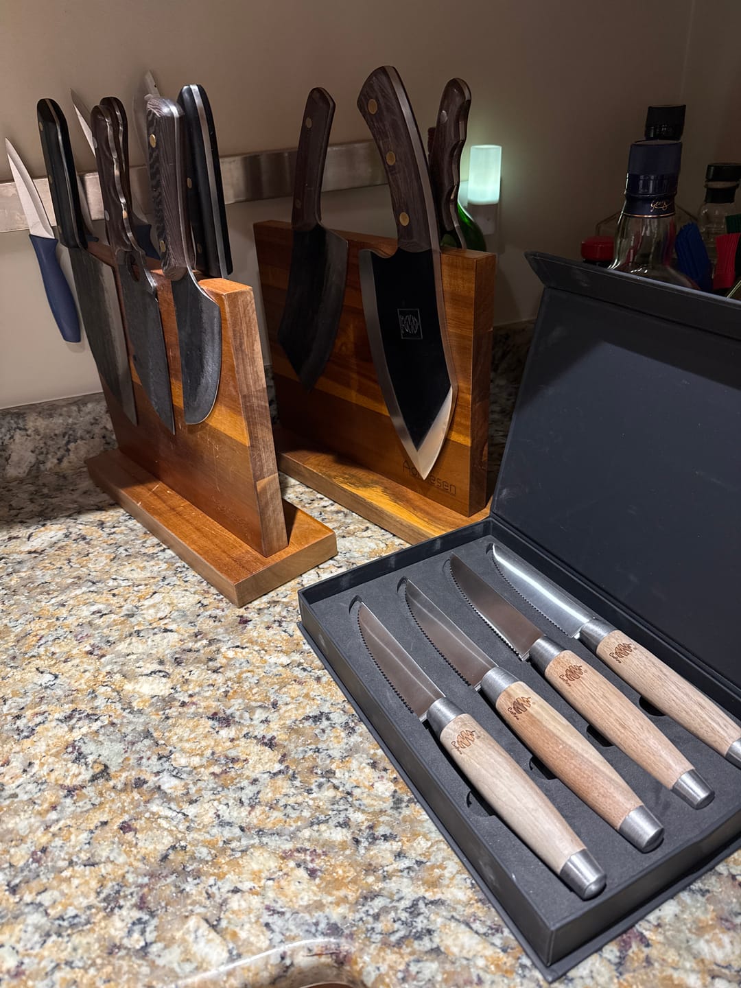 Customer photo review of Rustic Steak Knives