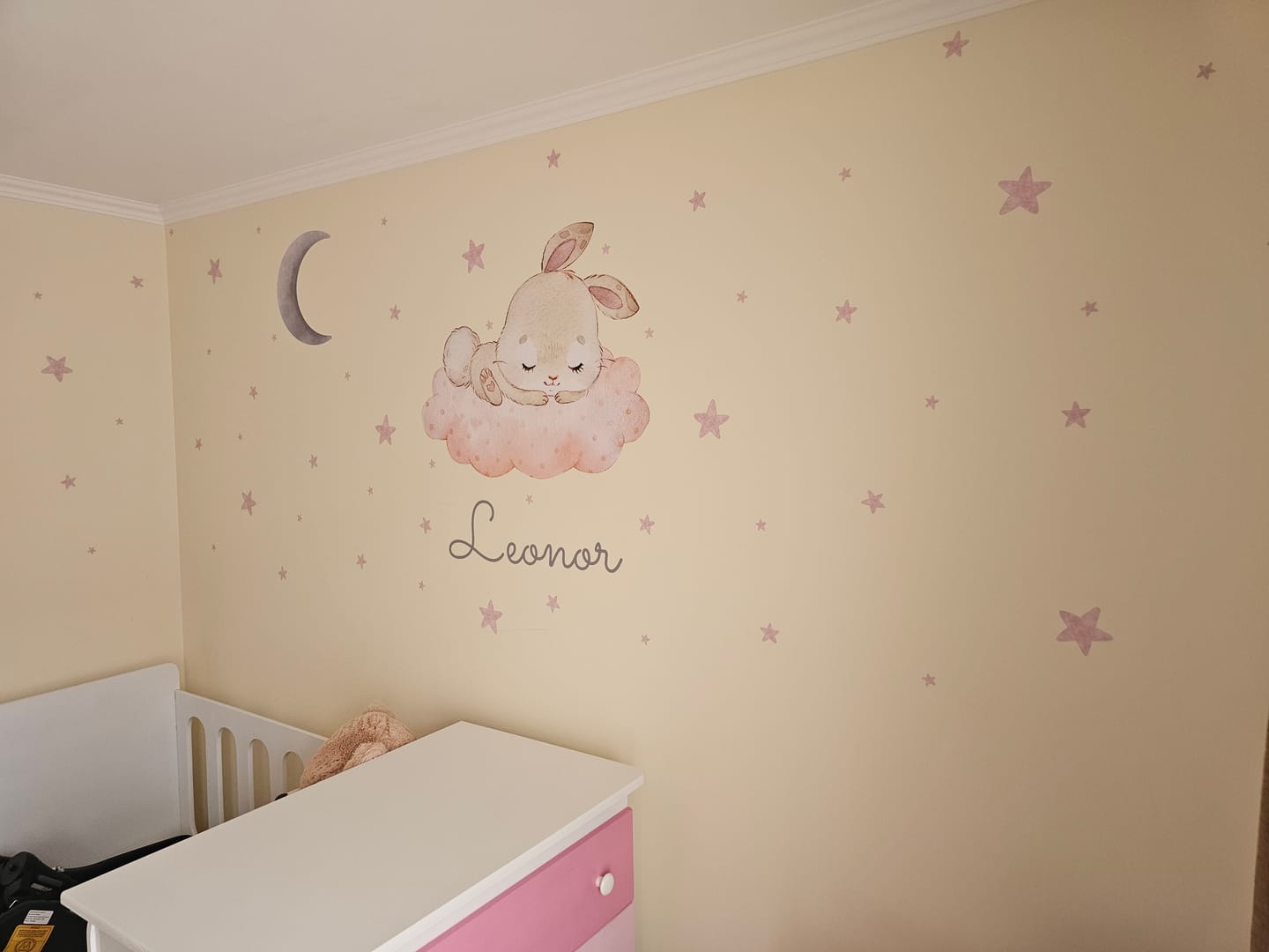 Customer photo review of Conejita, nube y estrellas