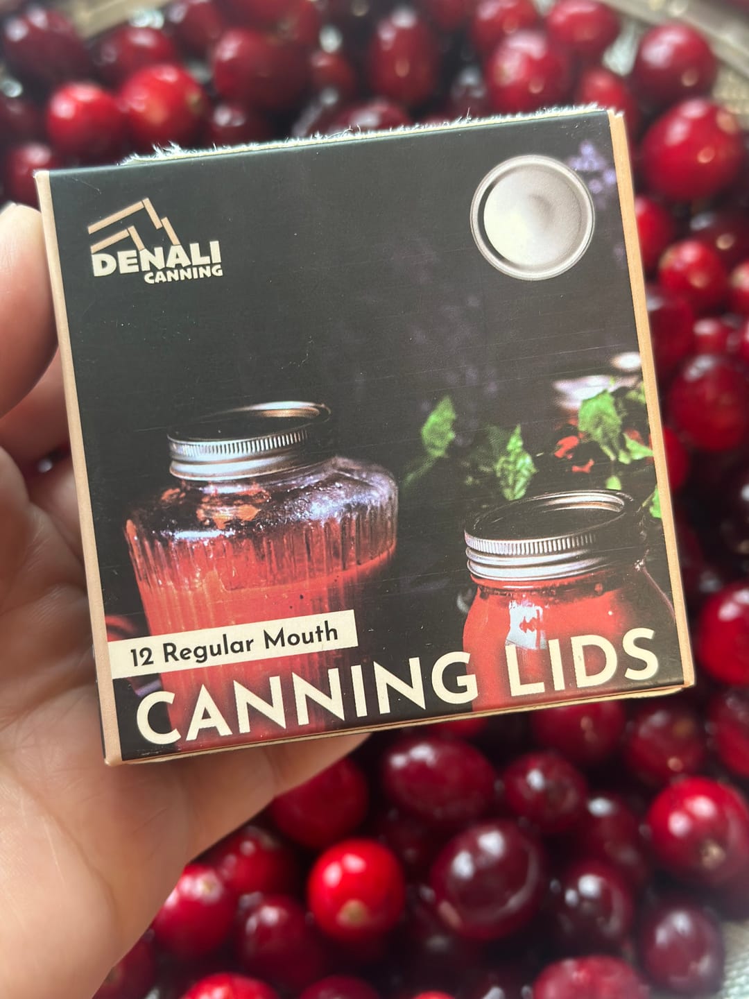 Customer photo review of 24 Pack – Denali® Lids, Wide Mouth