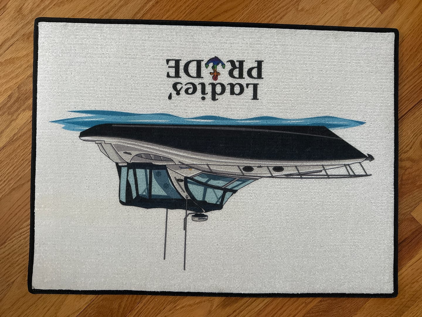 Customer photo review of Custom Indoor/Outdoor Dock Mat