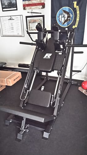 Customer photo review of RitFit GAZELLE PRO 3-In-1 Leg Press and Hack Squat Machine