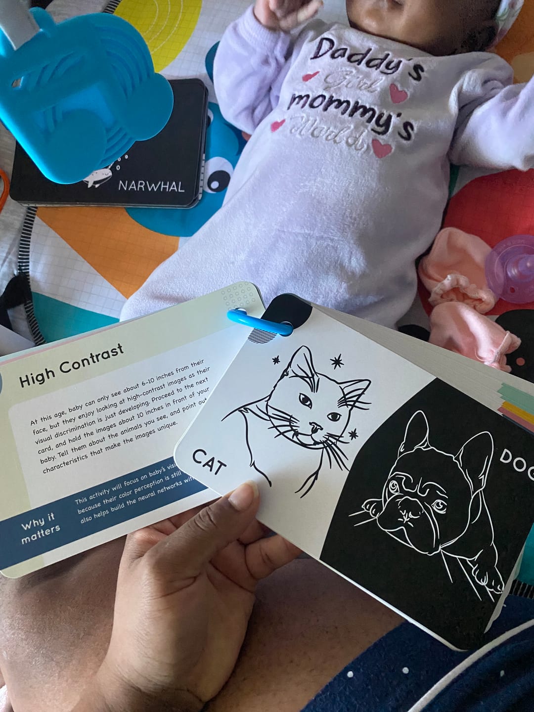 Customer photo review of Curious Baby™ Activity Cards